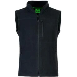 GILET SANS MANCHE HOMME KORDA LE FLEECE - NOIR